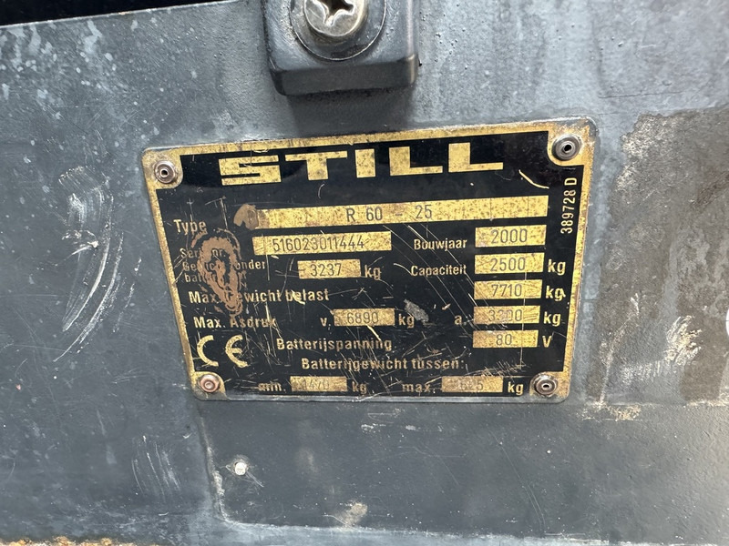 Elektroiekrāvējs Still R60-25 Triplo 540 Freelift/Sideshift/4e functie elektrisch: foto 13