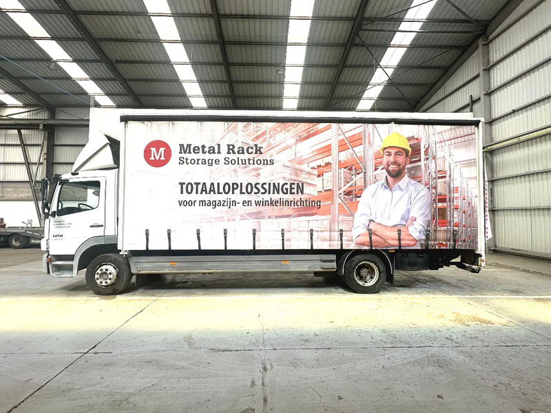 Mercedes-Benz Atego 1218 DHOLLANDIA LIFTAS / LIFT / HAYON / 177541 km - Kravas automašīna ar tentu: foto 2 Mercedes-Benz Atego 1218 DHOLLANDIA LIFTAS / LIFT / HAYON / 177541 km - Kravas automašīna ar tentu: foto 2