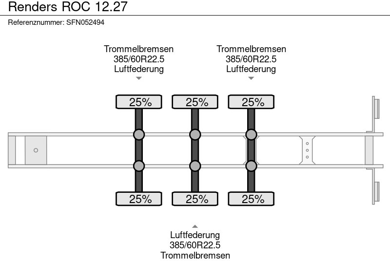Puspiekabe refrižerators Renders ROC 12.27: foto 9