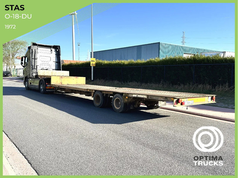 Stas O-18-DU EXTENSIBLE/UITSCHUIFBAAR - Puspiekabe zema profila platforma: foto 1 Stas O-18-DU EXTENSIBLE/UITSCHUIFBAAR - Puspiekabe zema profila platforma: foto 1