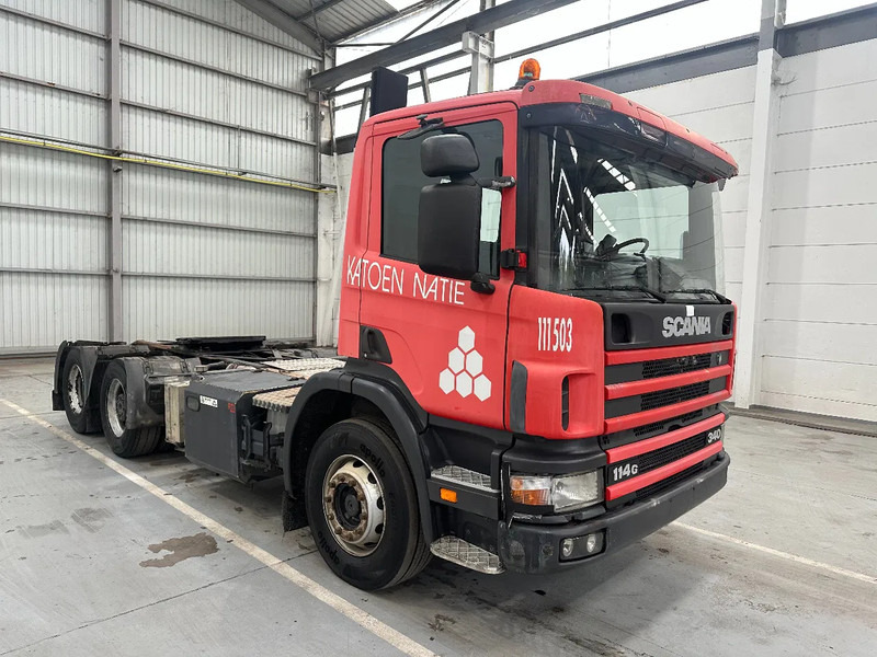Scania P114-340 G 6x2-6x4 / compresseur - compressor / EURO 2 - Vilcējs: foto 5 Scania P114-340 G 6x2-6x4 / compresseur - compressor / EURO 2 - Vilcējs: foto 5