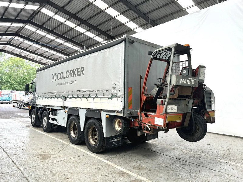 Volvo FM 400 8x4 with MANITOU 3D Lift - Kravas automašīna ar tentu, Kravas auto ar manipulatoru: foto 3 Volvo FM 400 8x4 with MANITOU 3D Lift - Kravas automašīna ar tentu, Kravas auto ar manipulatoru: foto 3
