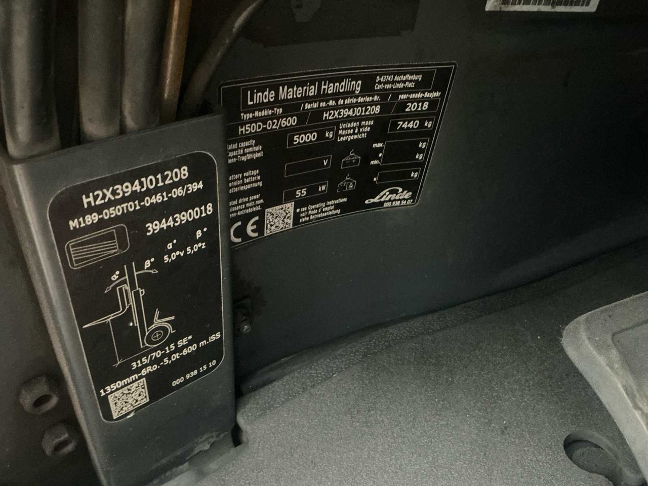 Autokrāvējs 2018 LINDE H50D-02/600 FORKLIFT TRUCK: foto 13 Autokrāvējs 2018 LINDE H50D-02/600 FORKLIFT TRUCK: foto 13