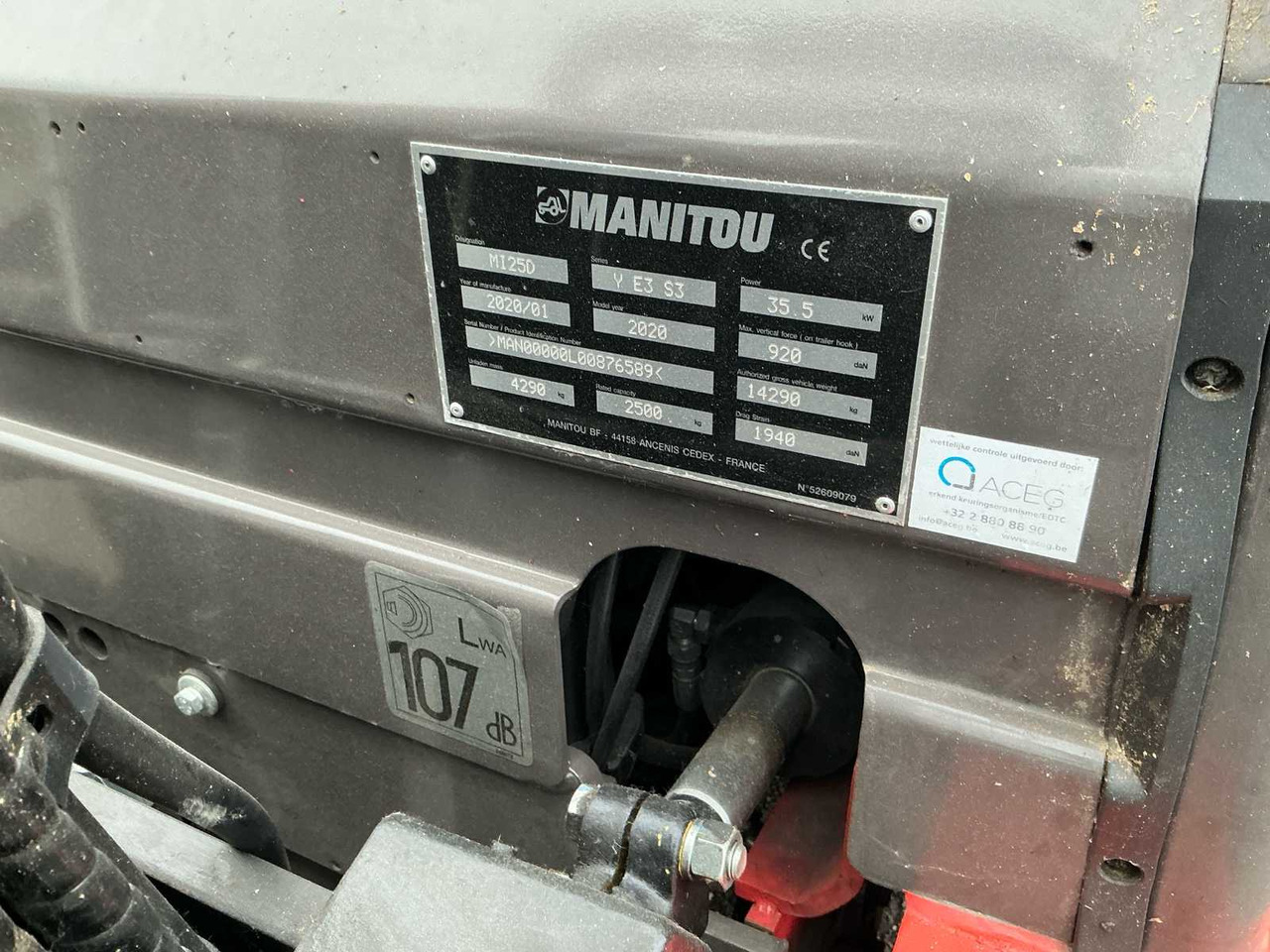 Autokrāvējs 2020 MANITOU MI25D FORKLIFT: foto 10