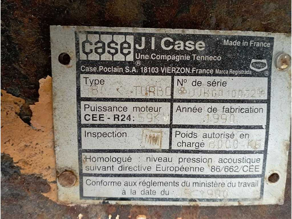 Riteņu ekskavators CASE 580 K TURBO: foto 8