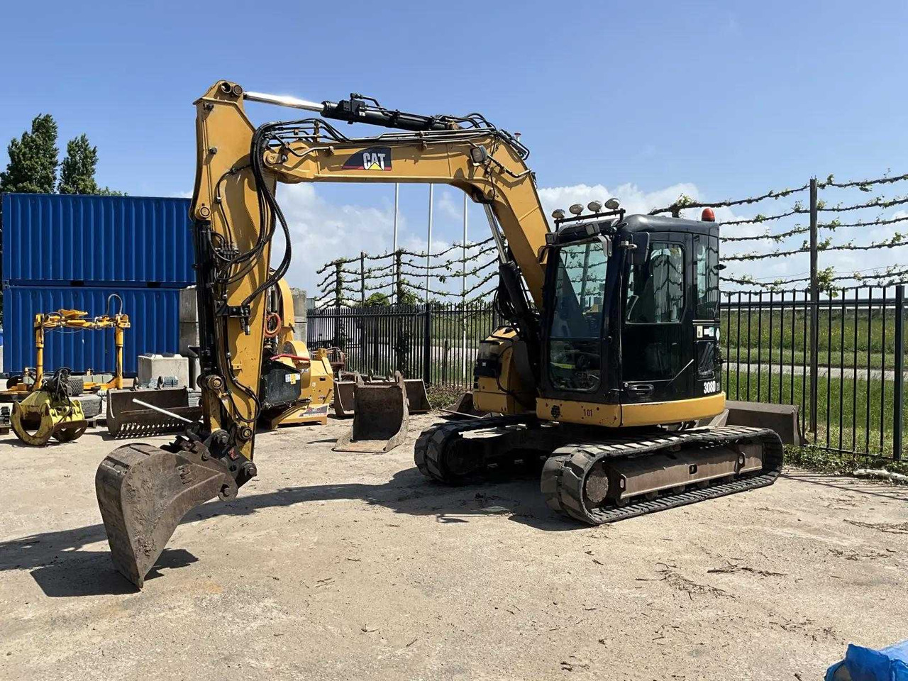 Caterpillar 308D - Kāpurķēžu ekskavators: foto 1 Caterpillar 308D - Kāpurķēžu ekskavators: foto 1