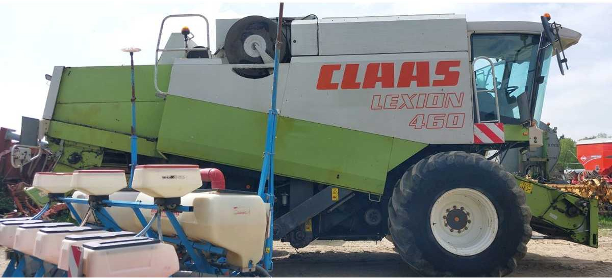 Claas Lexion 460 - Labības kombains: foto 1 Claas Lexion 460 - Labības kombains: foto 1