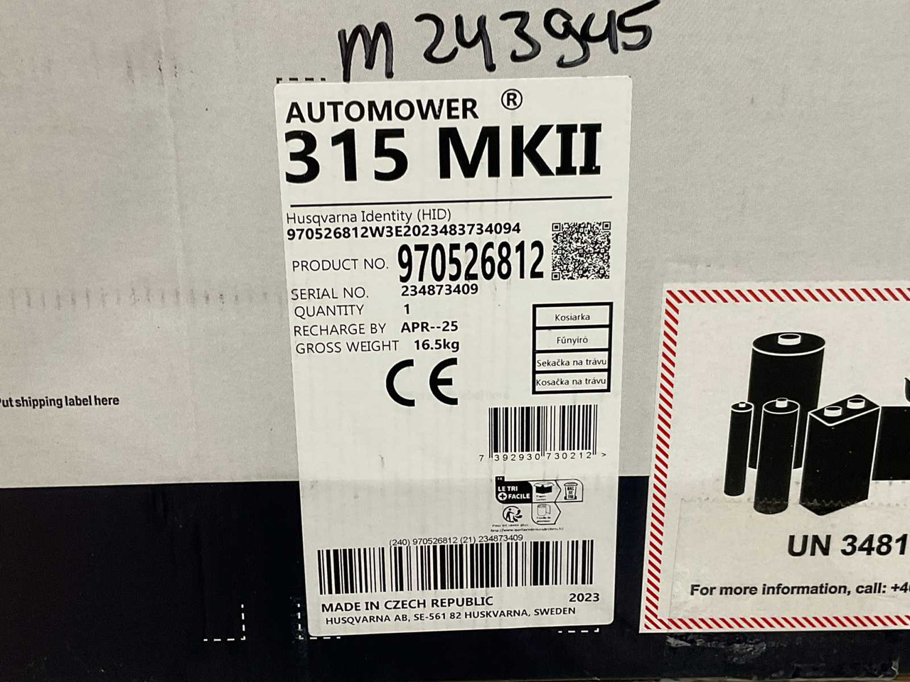 Husqvarna 315 MK II - Zāles pļāvējs: foto 4 Husqvarna 315 MK II - Zāles pļāvējs: foto 4