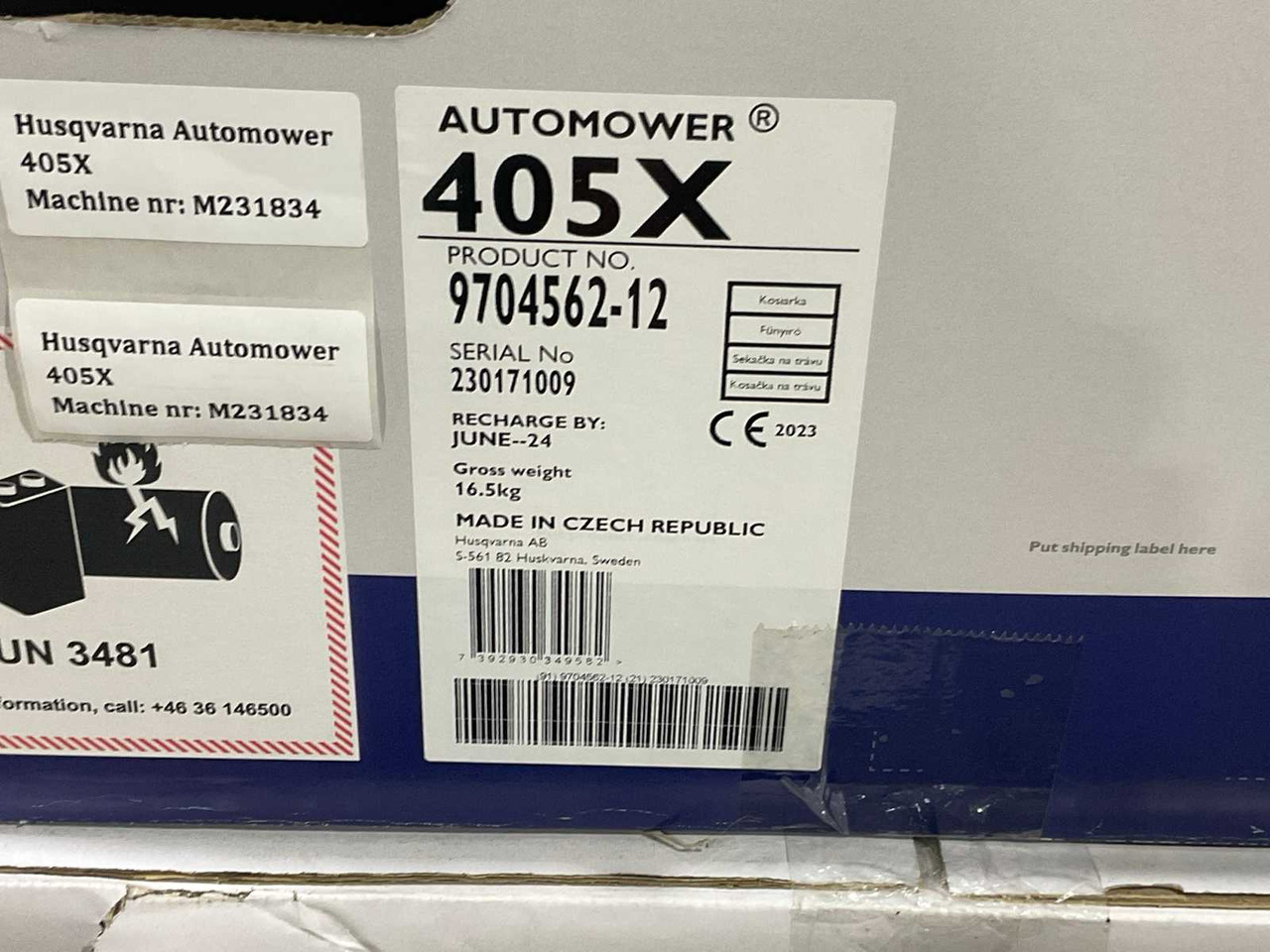 Husqvarna 405X - Zāles pļāvējs: foto 4 Husqvarna 405X - Zāles pļāvējs: foto 4