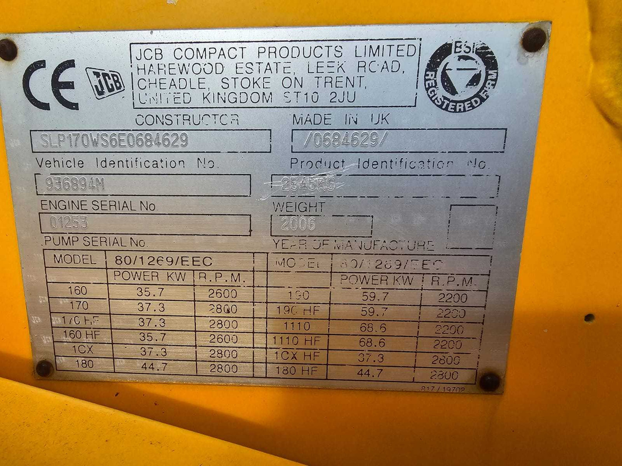 JCB - ROBOT 170 - LOADER - 2005 - Riteņu iekrāvējs: foto 5 JCB - ROBOT 170 - LOADER - 2005 - Riteņu iekrāvējs: foto 5