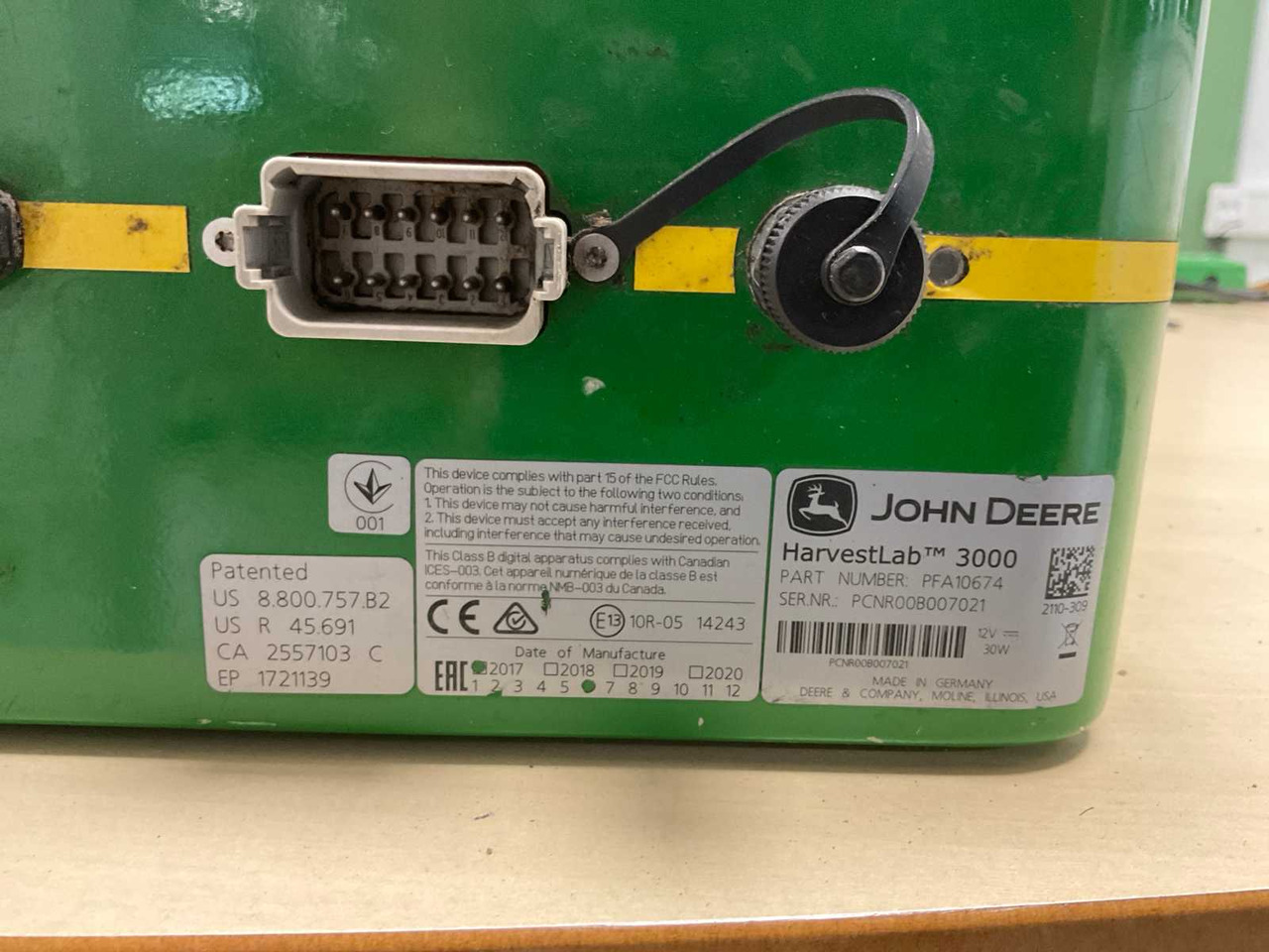 John Deere HarvestLab 3000 - Frontālais iekrāvējs: foto 3 John Deere HarvestLab 3000 - Frontālais iekrāvējs: foto 3