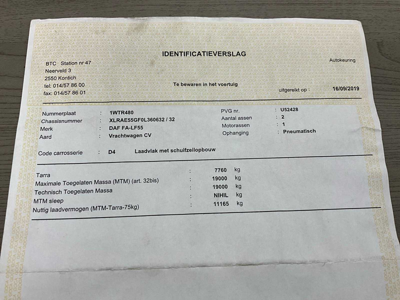 Kravas automašīna 2010 DAF LF 55.250 - HYDRAULIC TAIL LIFT - 183000KM: foto 49