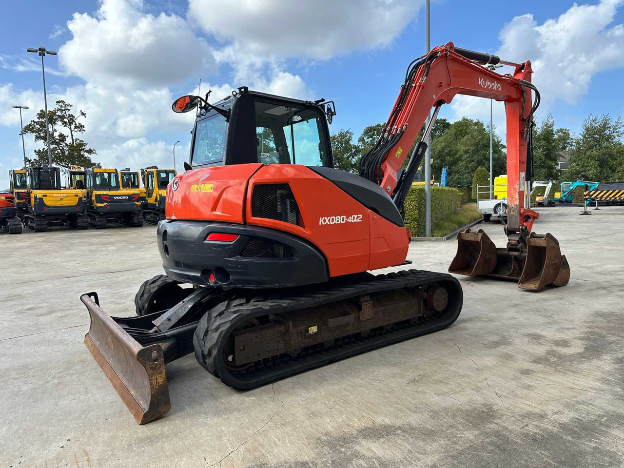 Kubota KX080 - Kāpurķēžu ekskavators: foto 4 Kubota KX080 - Kāpurķēžu ekskavators: foto 4