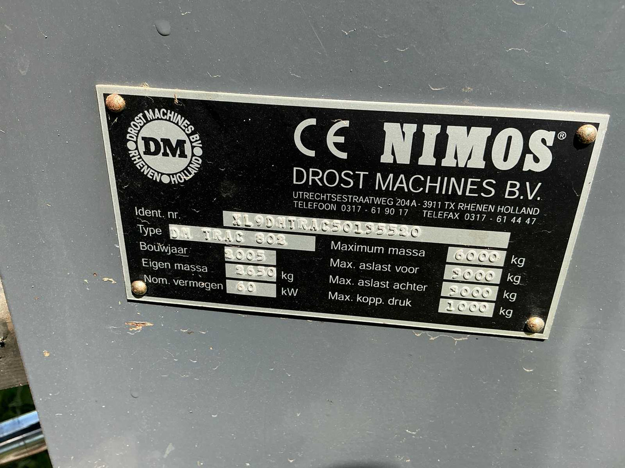 Zāles pļāvējs Nimos DM TRAC802: foto 38