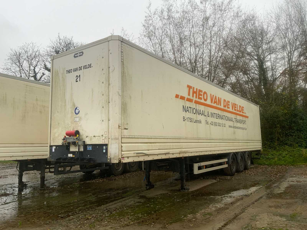 2012 VAN HOOL 3B0072 TRUCK SEMI-TRAILER - Puspiekabe: foto 1 2012 VAN HOOL 3B0072 TRUCK SEMI-TRAILER - Puspiekabe: foto 1