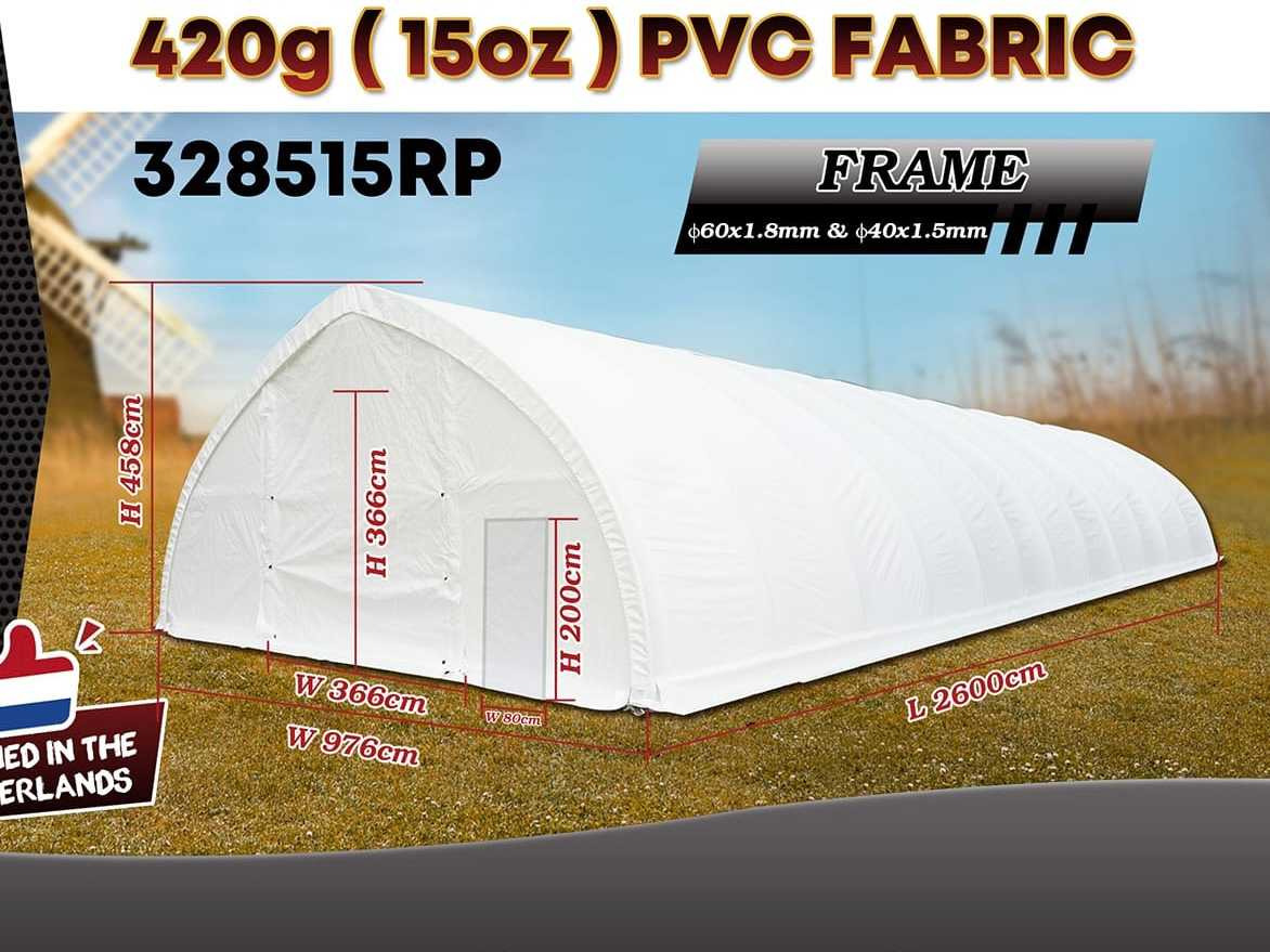 Rhino-Cross-Shelter 328515RP - 26x9,76x4,58 m - Uzglabāšanas tvertne: foto 2 Rhino-Cross-Shelter 328515RP - 26x9,76x4,58 m - Uzglabāšanas tvertne: foto 2