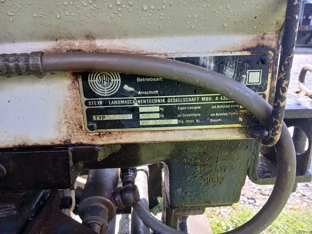 Mini traktors Steyr 8075: foto 6