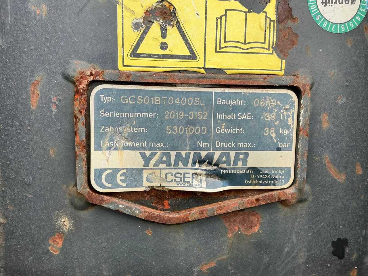 Kāpurķēžu ekskavators Yanmar SV18: foto 16