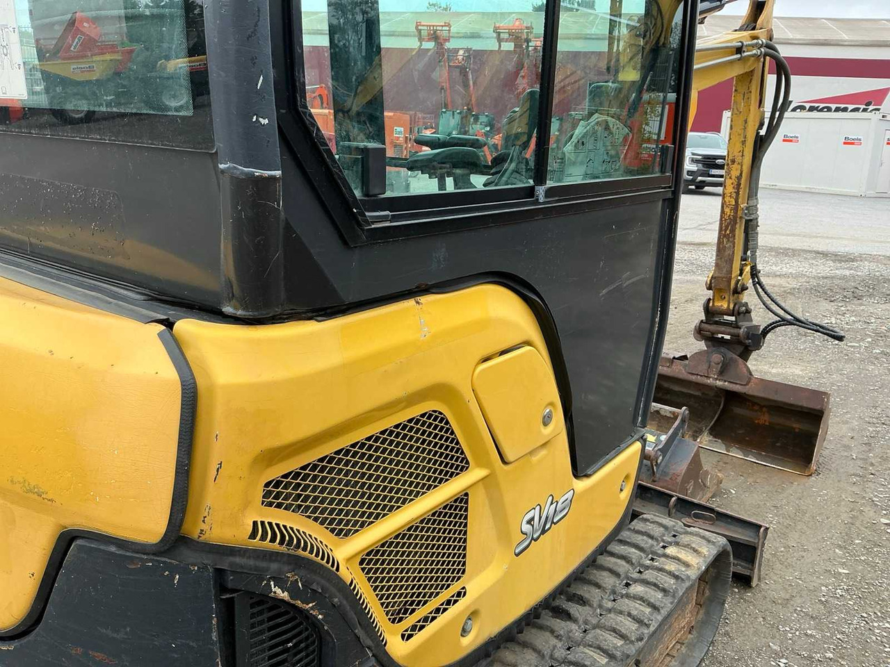 Kāpurķēžu ekskavators Yanmar SV18: foto 9