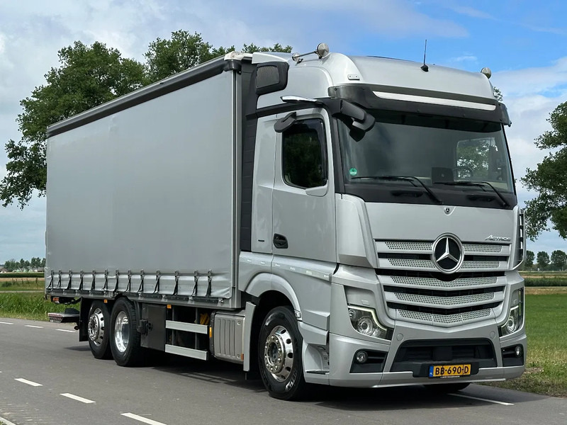 Mercedes-Benz Actros ACTROS 2545LL EURO6. 2021. Schuifzeil Bakwagen met Laadklep. - Kravas automašīna ar tentu: foto 2 Mercedes-Benz Actros ACTROS 2545LL EURO6. 2021. Schuifzeil Bakwagen met Laadklep. - Kravas automašīna ar tentu: foto 2