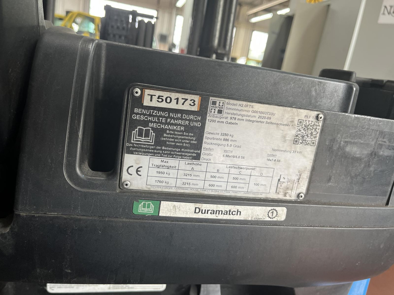 Hyster H2.0FTS - Gāzes iekrāvējs: foto 3 Hyster H2.0FTS - Gāzes iekrāvējs: foto 3