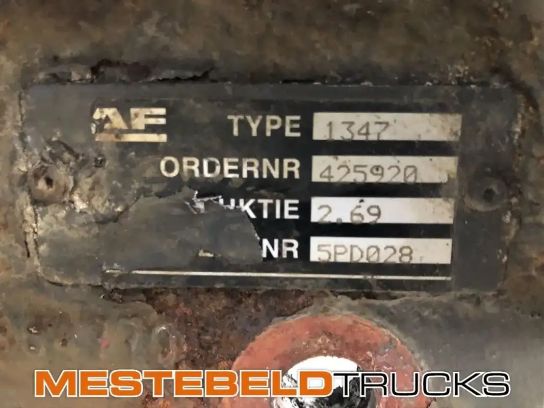 DAF Differentieel 1347 -2.69 - Diferenciālis - Kravas automašīna: foto 1 DAF Differentieel 1347 -2.69 - Diferenciālis - Kravas automašīna: foto 1