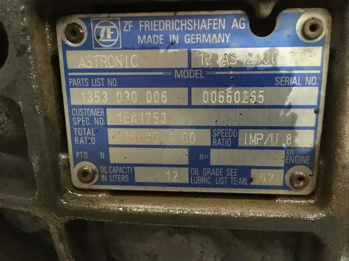 DAF Versnellingsbak 12 AS 2130 T - Pārnesumkārba un rezerves daļas - Kravas automašīna: foto 5 DAF Versnellingsbak 12 AS 2130 T - Pārnesumkārba un rezerves daļas - Kravas automašīna: foto 5