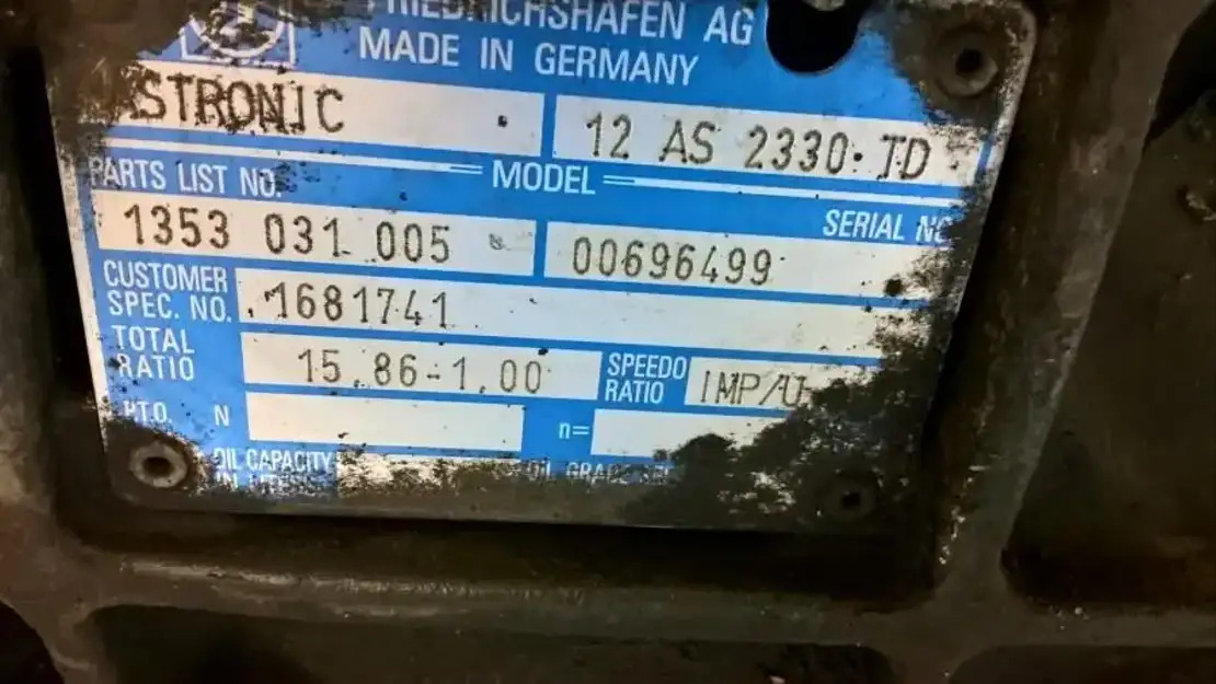 DAF Versnellingsbak 12AS2330TD - Pārnesumkārba un rezerves daļas - Kravas automašīna: foto 3 DAF Versnellingsbak 12AS2330TD - Pārnesumkārba un rezerves daļas - Kravas automašīna: foto 3