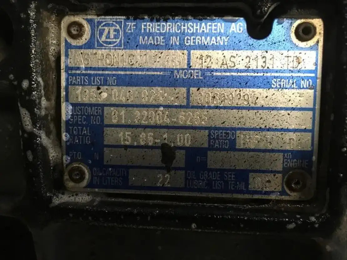 MAN Versnellingsbak 12AS2131 TD + IT3 - Pārnesumkārba un rezerves daļas - Kravas automašīna: foto 5 MAN Versnellingsbak 12AS2131 TD + IT3 - Pārnesumkārba un rezerves daļas - Kravas automašīna: foto 5
