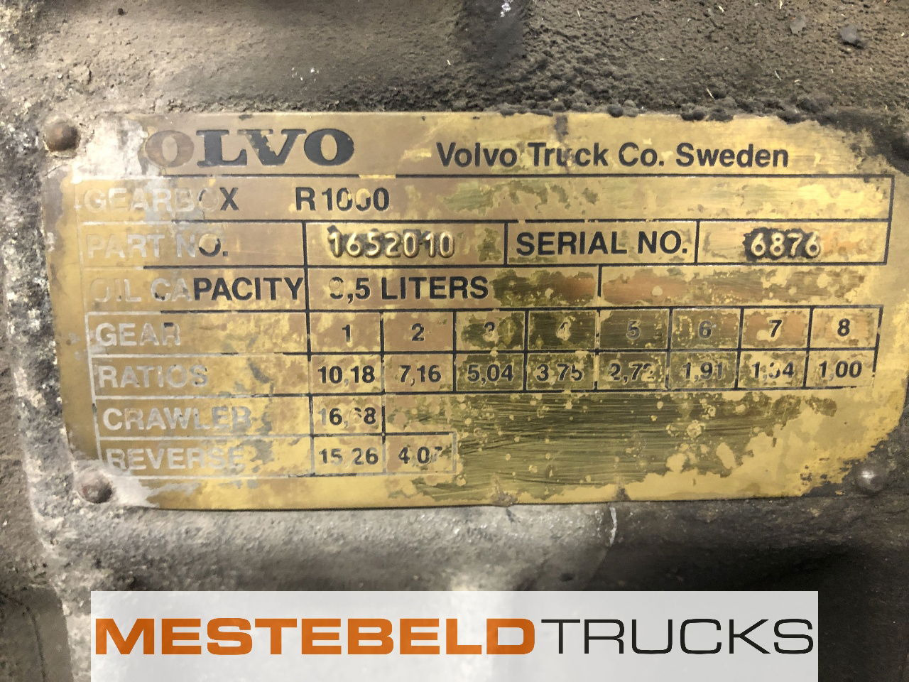 Volvo Versnellingsbak R1000 FL7 - Pārnesumkārba un rezerves daļas - Kravas automašīna: foto 5 Volvo Versnellingsbak R1000 FL7 - Pārnesumkārba un rezerves daļas - Kravas automašīna: foto 5