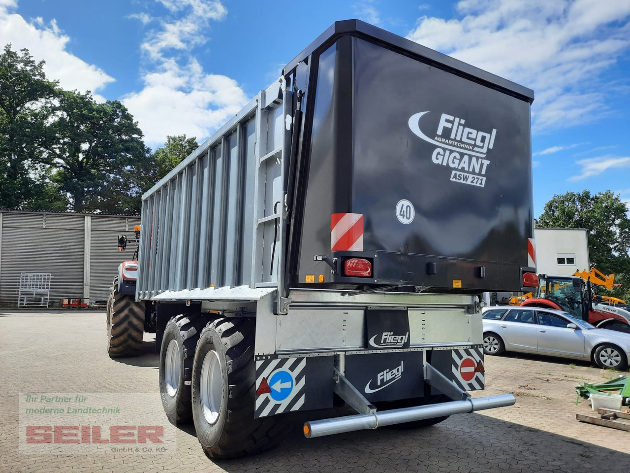 Fliegl ASW 271 C FOX Lenkachse 26,5" 35m³ - Savācējpiekabe: foto 4 Fliegl ASW 271 C FOX Lenkachse 26,5" 35m³ - Savācējpiekabe: foto 4