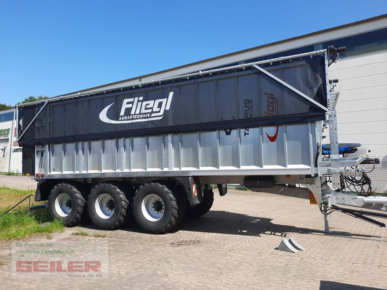 Fliegl ASW 391 TAURUS FOX 50m³ ZWL + Top Lift Light - Savācējpiekabe: foto 1 Fliegl ASW 391 TAURUS FOX 50m³ ZWL + Top Lift Light - Savācējpiekabe: foto 1