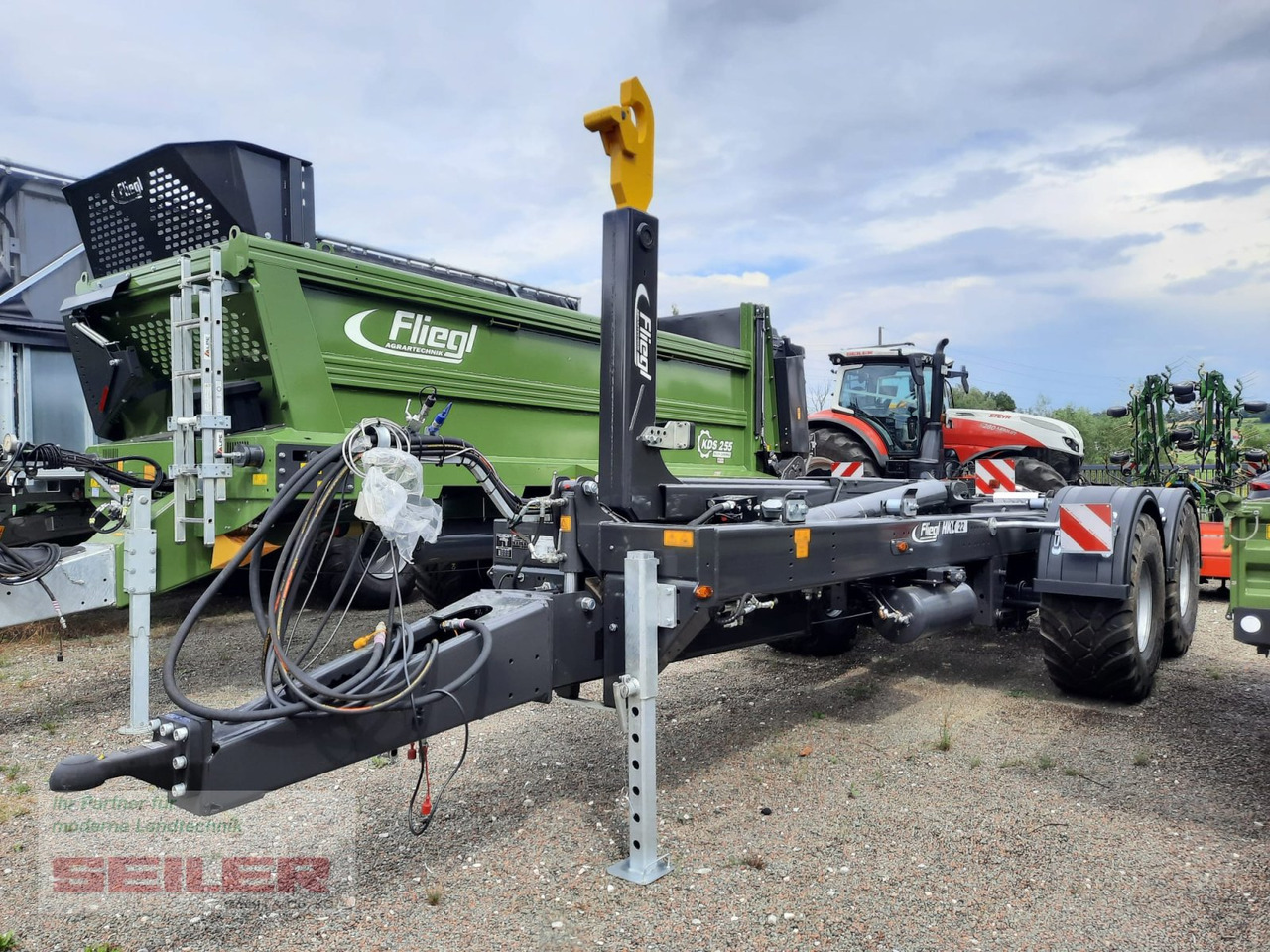 Fliegl HKL 22 Jumbo Abrollkipper - Multilift/ Būvgružu konteinera piekabe: foto 1 Fliegl HKL 22 Jumbo Abrollkipper - Multilift/ Būvgružu konteinera piekabe: foto 1