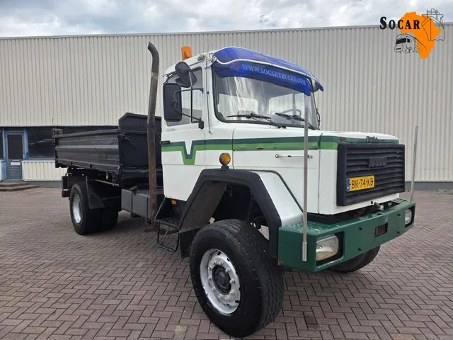 Magirus-Deutz MAGIRUS 150-16 NL-Truck 4x4 Manual-Gear Steel/Steel - Kravas automašīna pašizgāzējs: foto 1 Magirus-Deutz MAGIRUS 150-16 NL-Truck 4x4 Manual-Gear Steel/Steel - Kravas automašīna pašizgāzējs: foto 1
