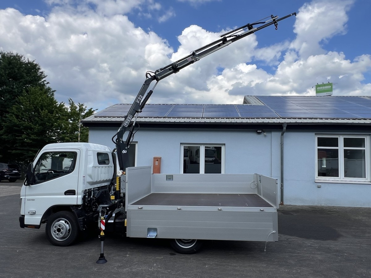 Jaunā Automašīna ar kravas platformu FUSO 3S15 Alu Pritsche 2.80m Ladekran Bohrgerät: foto 7