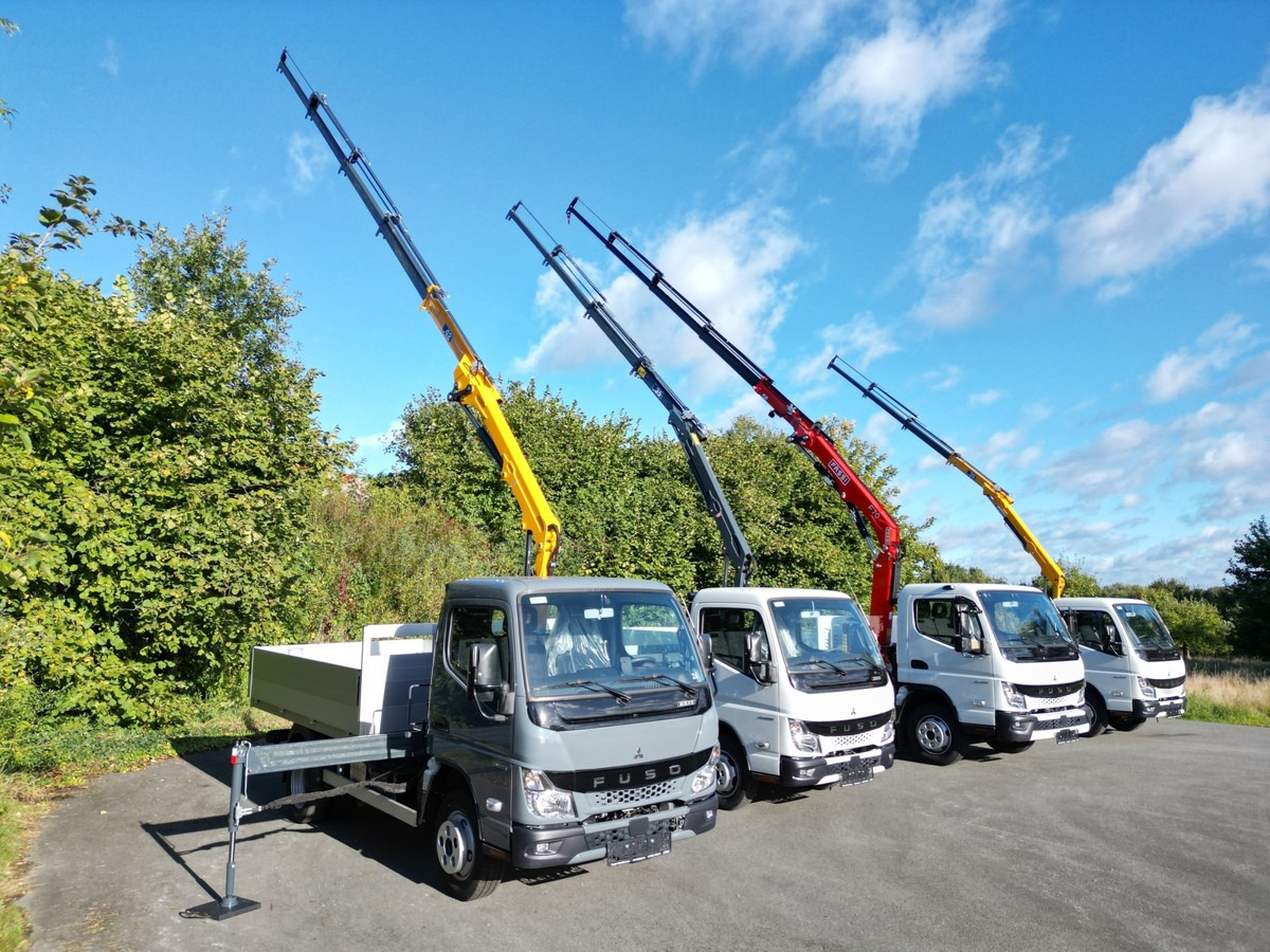 Jaunā Automašīna ar kravas platformu FUSO 3S15 Alu Pritsche 2.80m Ladekran Bohrgerät: foto 15