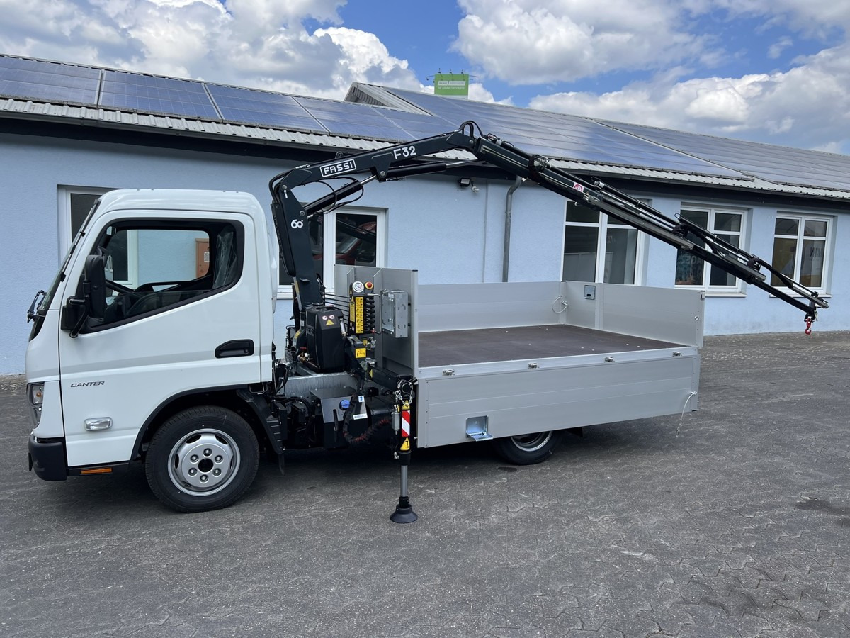 Jaunā Automašīna ar kravas platformu FUSO 3S15 Alu Pritsche 2.80m Ladekran Bohrgerät: foto 8