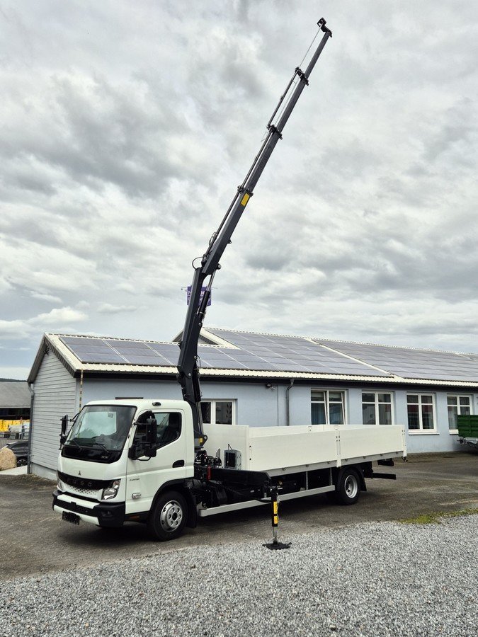 FUSO FUSO 9C18 Canter Alu Pritsche 5.5m Kran 3x hydr. - Automašīna ar kravas platformu: foto 3 FUSO FUSO 9C18 Canter Alu Pritsche 5.5m Kran 3x hydr. - Automašīna ar kravas platformu: foto 3