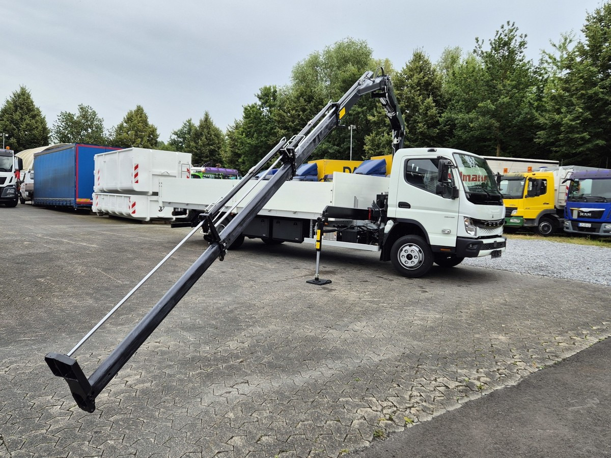 FUSO FUSO 9C18 Canter Alu Pritsche 5.5m Kran 3x hydr. - Automašīna ar kravas platformu: foto 4 FUSO FUSO 9C18 Canter Alu Pritsche 5.5m Kran 3x hydr. - Automašīna ar kravas platformu: foto 4