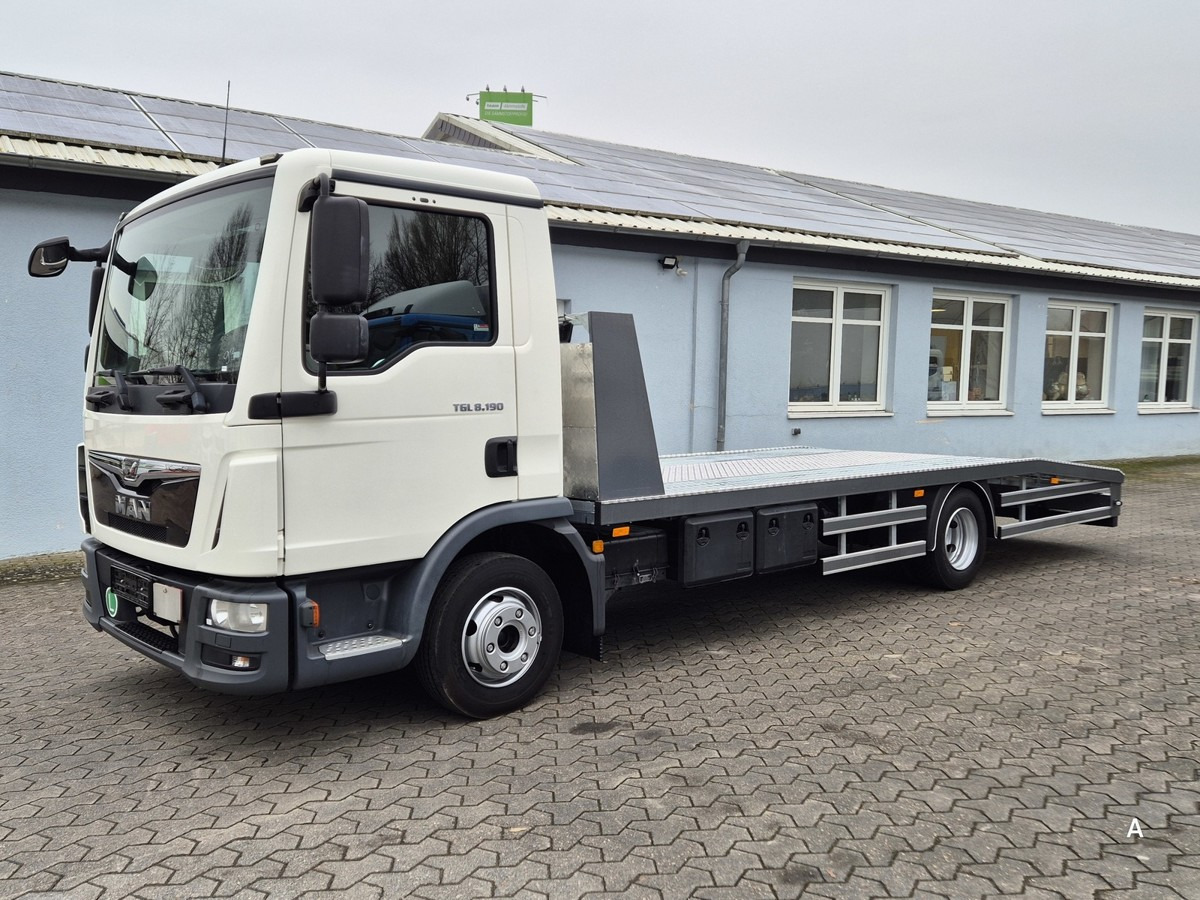 MAN TGL 8.190 BL Autotransporter 78tkm GG8.5t - Autovedējs: foto 1 MAN TGL 8.190 BL Autotransporter 78tkm GG8.5t - Autovedējs: foto 1