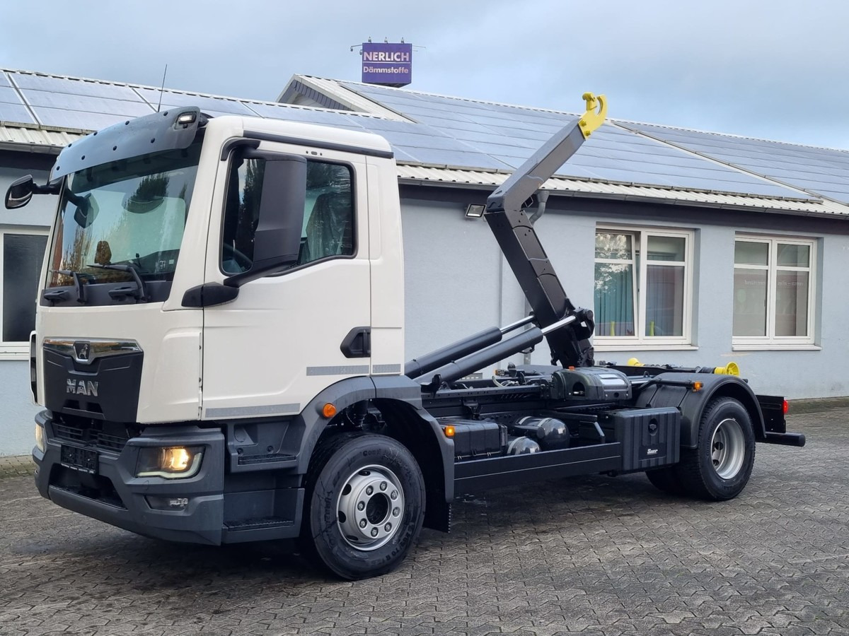 Jaunā Pacēlājs ar āķi MAN TGM 15.290 BL Abrollkipper PowerMatic Standheiz.: foto 14