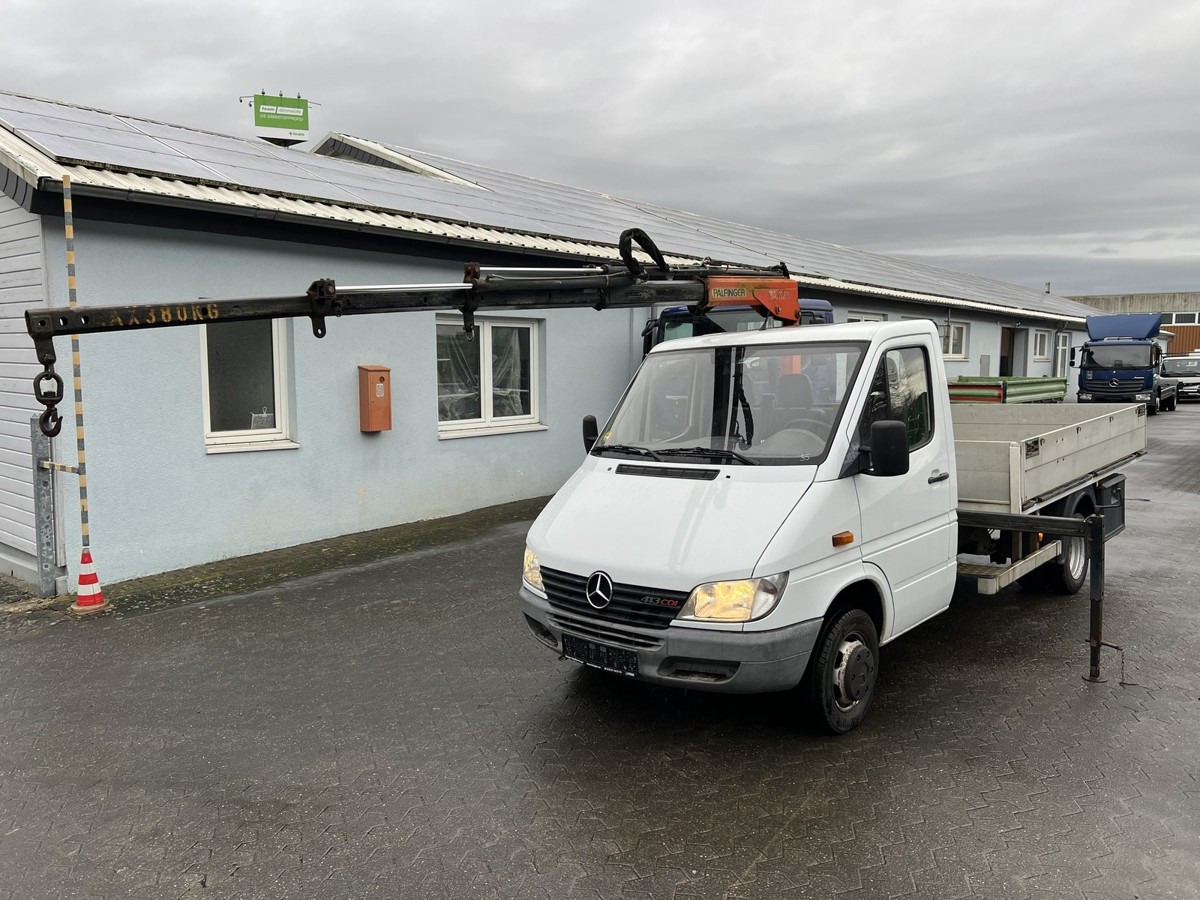 Automašīna ar kravas platformu MERCEDES-BENZ Sprinter 413 313 Pritsche Kran Palfinger PC2300: foto 8
