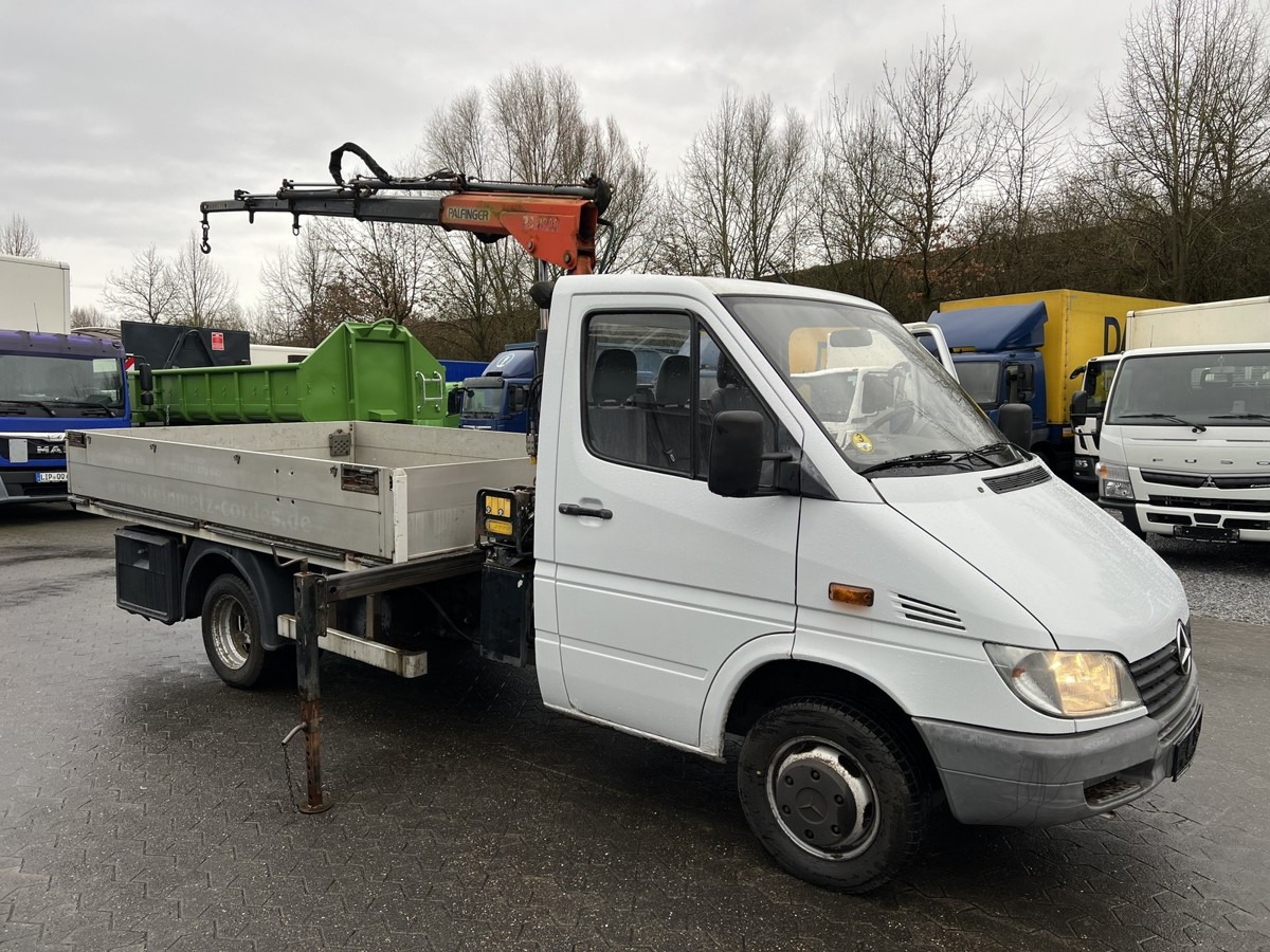 Automašīna ar kravas platformu MERCEDES-BENZ Sprinter 413 313 Pritsche Kran Palfinger PC2300: foto 12