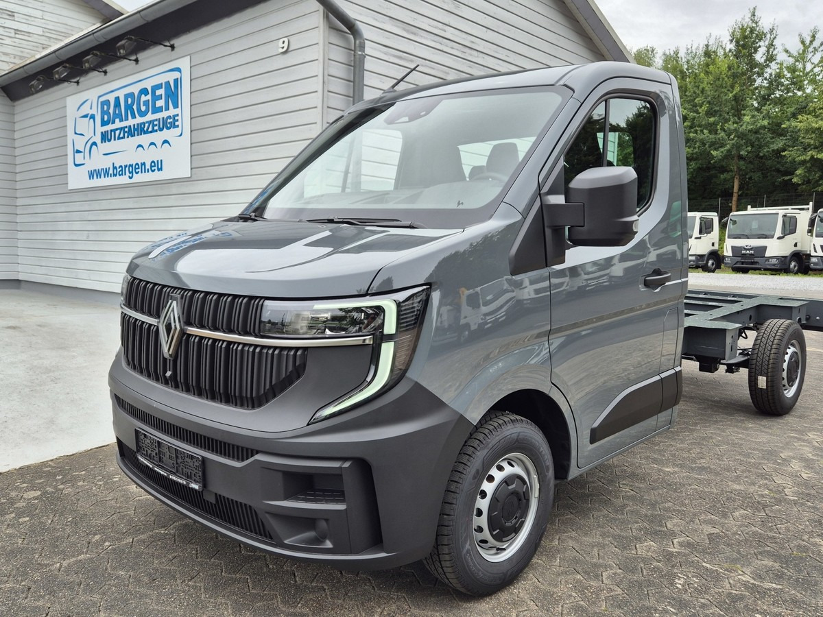 RENAULT Master L2H1 (neues Mod.) Alupritsche m. Kran - Automašīna ar kravas platformu: foto 1 RENAULT Master L2H1 (neues Mod.) Alupritsche m. Kran - Automašīna ar kravas platformu: foto 1