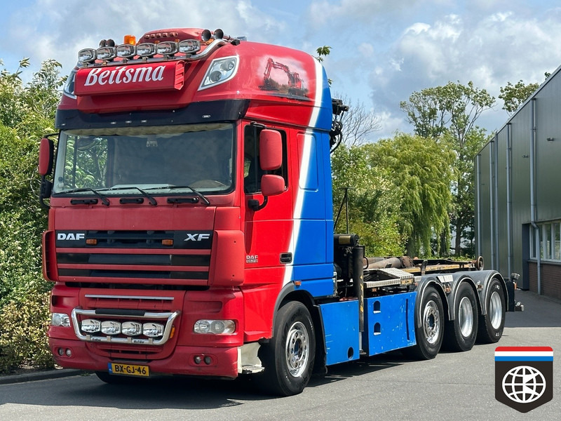 DAF FAK XF105 510 * MANUAL 16x ZF ** PALLFINGER PK20002 ** PALIFT HOOK 25t ** 8X2/4 - Kravas auto ar manipulatoru: foto 1 DAF FAK XF105 510 * MANUAL 16x ZF ** PALLFINGER PK20002 ** PALIFT HOOK 25t ** 8X2/4 - Kravas auto ar manipulatoru: foto 1