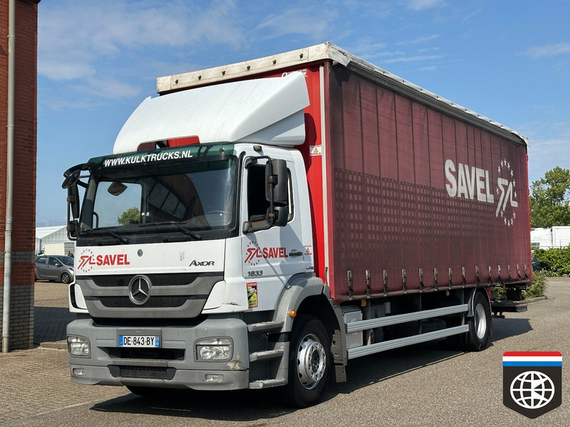 Mercedes-Benz AXOR 1833 TAIL LIFT - MANUAL GEARBOX - Kravas automašīna ar tentu: foto 5 Mercedes-Benz AXOR 1833 TAIL LIFT - MANUAL GEARBOX - Kravas automašīna ar tentu: foto 5