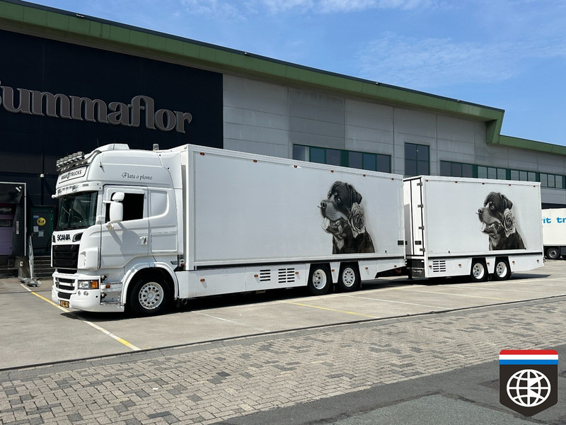 Scania R 730 FLOWER COMBI / SHOWTRUCK - CONCOURSTAAT - Kravas automašīna refrižerators: foto 2 Scania R 730 FLOWER COMBI / SHOWTRUCK - CONCOURSTAAT - Kravas automašīna refrižerators: foto 2