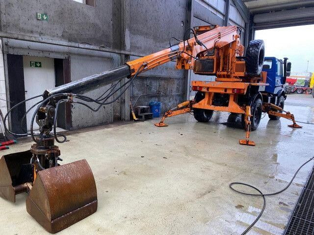 Unimog U 1450 4x4, Zug & Bergwinde, Kran, Greifer, AH - Celtniecības tehnika: foto 3 Unimog U 1450 4x4, Zug & Bergwinde, Kran, Greifer, AH - Celtniecības tehnika: foto 3