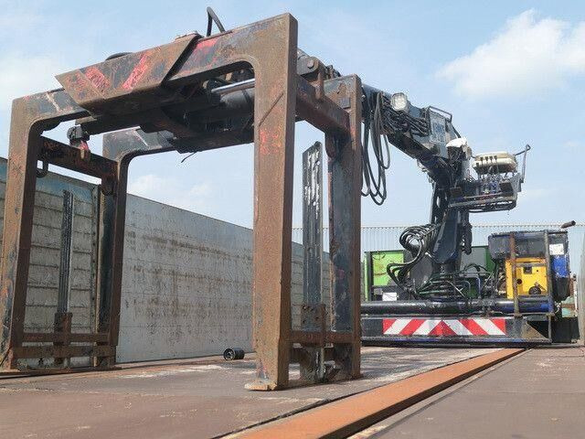 Bortu puspiekabe/ Platforma Floor FLO-17-30K1, Rollkran Kennis, Hatz-Motor,Gelenkt: foto 7