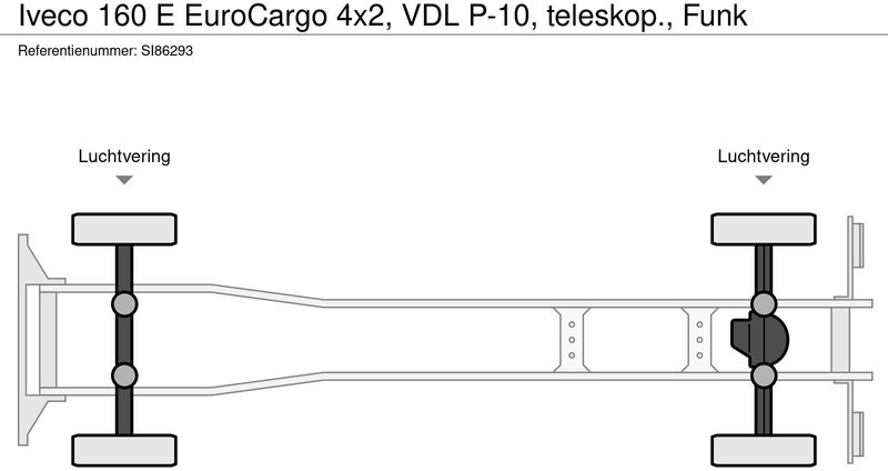 Kravas automašīna - kabeļu sistēma Iveco 160 E EuroCargo 4x2, VDL P-10, teleskop., Funk: foto 20 Kravas automašīna - kabeļu sistēma Iveco 160 E EuroCargo 4x2, VDL P-10, teleskop., Funk: foto 20